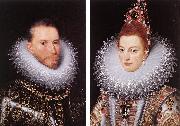 POURBUS, Frans the Younger Archdukes Albert and Isabella khnk Sweden oil painting artist